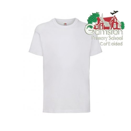 Gamston Primary Old Logo Pe T Shirt Logo Leisurewear 4552