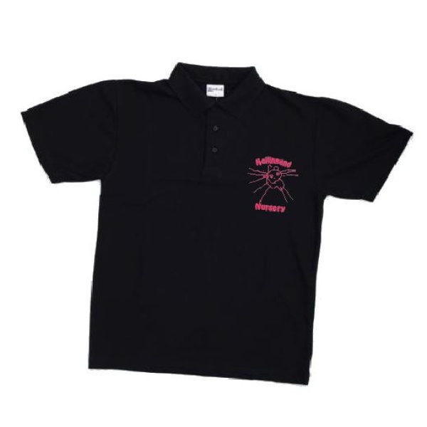 Hollinsend Nursery - Nursery Black Polo Shirt, Hollinsend Nursery