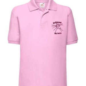 Hollinsend Nursery - Light Pink Polo Shirt Child, Hollinsend Nursery
