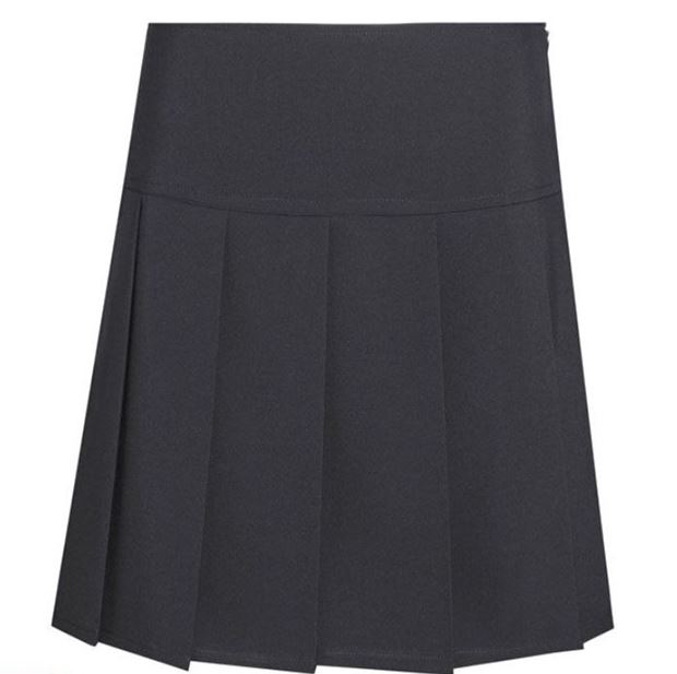 Girls Pleated Skirt plain - Logo Leisurewear