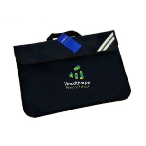 Woodthorpe Community Primary - NEW LOGO Book Bag, Free delivery to school, Woodthorpe Primary