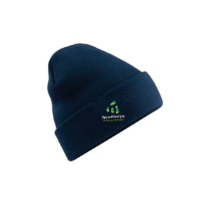 Woodthorpe Community Primary - NEW LOGO Knitted Hat, Free delivery to school, Uniform