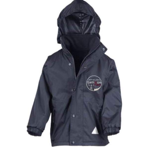 Gamston Primary - New Logo Waterproof Coat -Not returnable, Free delivery to school, New Logo