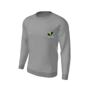 Gleadless Primary - SweatShirt Grey with Logo, Free delivery to school, Gleadless Primary