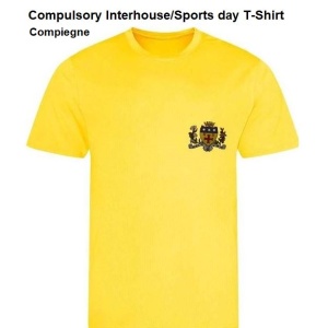 Notre Dame High School - Compiegne Compulsory Interhouse/Sportsday T-Shirt, Free delivery to school, Notre Dame High School