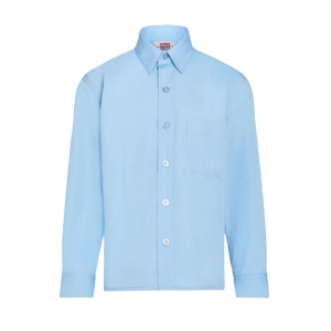 St Wilfrids Primary School - Blue Shirt x 2 Long Sleeve Boy, St Wilfrids Primary