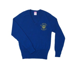 St Wilfrids Primary School - V Neck Knitted Sweater, St Wilfrids Primary