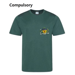 Notre Dame High School - 'Compulsory PE T-Shirt', Free delivery to school, Schoolwear