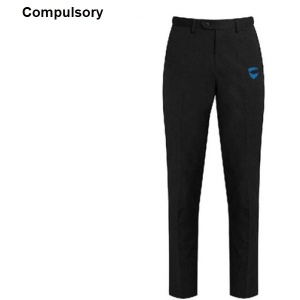 The Bolsover School - Bolsover Boys Slim Leg Trouser - BLACK, Free delivery to school, The Bolsover School
