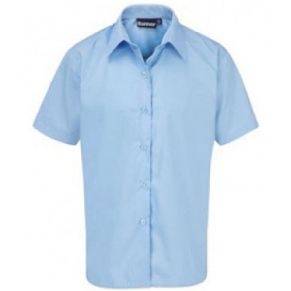 Mount St Marys College - SALE Girls Short Sleeve Shirt, Free delivery to school, Immaculate Conception Primary, St John Fisher Primary, St Wilfrids Primary