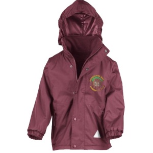 Woodhouse West Primary School - Waterproof Coat -Not returnable, Woodhouse West Primary, Free delivery to school