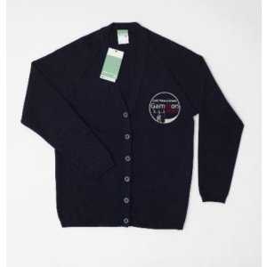 Gamston Primary - Sweat Cardigan -not returnable, Free delivery to school, New Logo