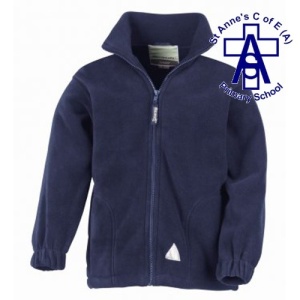 St Annes C of E Primary School - Fleece -Not returnable, St Annes C of E Primary, Free delivery to school, Schoolwear