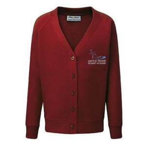 Hartley Brook Academy - Sweat Cardigan, Free delivery to school, Hartley Brook Primary Academy