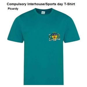Notre Dame High School - Picardy Compulsory Interhouse/Sportsday T-Shirt, Free delivery to school, Schoolwear