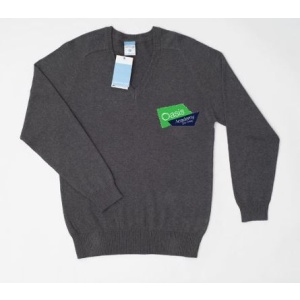 Oasis Academy Trust - Knitted V Neck Sweater -not returnable, Free delivery to school, Senior