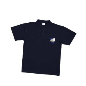 The Bolsover School - PE Polo Shirt NAVY, Schoolwear, Free delivery to school, The Bolsover School
