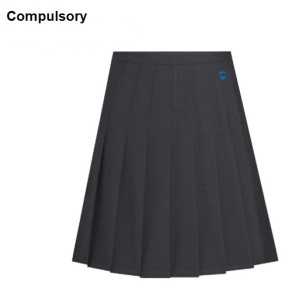 The Bolsover School - Girls Pleated Skirt BLACK, Schoolwear, Free delivery to school, The Bolsover School