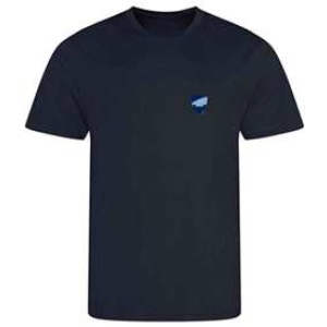 The Bolsover School - P.E. Performance T Shirt NAVY, Schoolwear, Free delivery to school