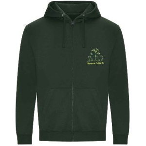 Rowan School - Staff Zip Hoody - not returnable, Free delivery to school, Staff