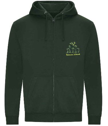 Rowan School - Staff Zip Hoody - not returnable, Free delivery to school, Staff