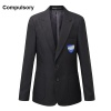 The Bolsover School - Unisex Fit Eco Blazer BLACK, Schoolwear, Free delivery to school, The Bolsover School