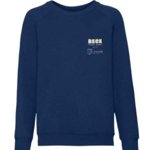 Beck Primary School - Sweatshirt -not returnable, Free delivery to school, Beck Primary