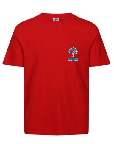 Carfield Primary School - PE T-Shirt -not returnable, Carfield Primary, Free delivery to school