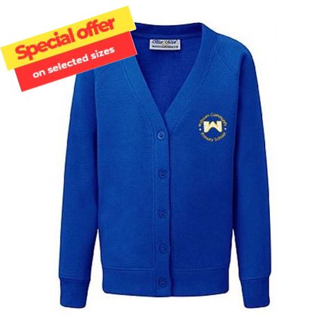 Wybourn Primary School - Sweat Cardigan -not returnable, Primary, Free delivery to school, Wybourn Community Primary